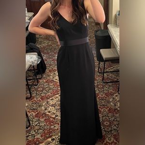Vera Wang Black Bridesmaid Dress